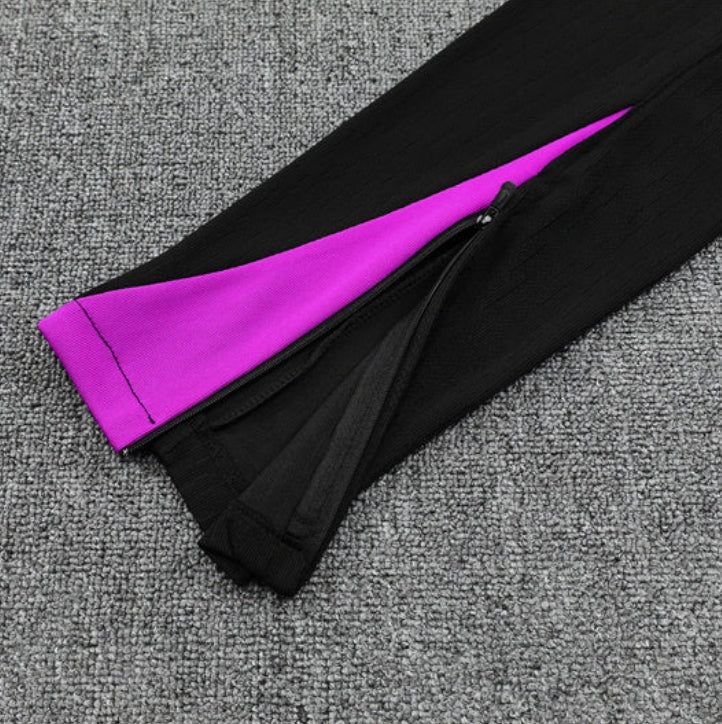 England Purple and Black Chándal