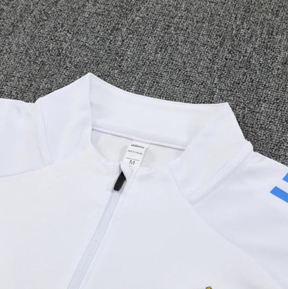 Real Madrid White and Light Blue Chándal