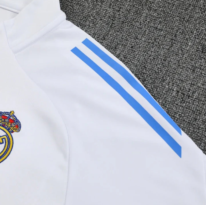 Real Madrid White and Light Blue Chándal