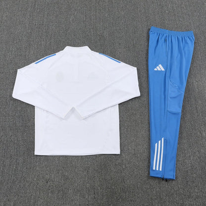 Real Madrid White and Light Blue Chándal