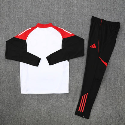 2025/2026 Arsenal White and Black x Red Chándal
