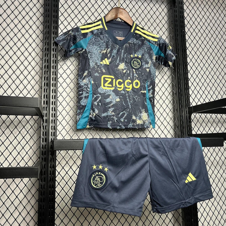 2024/2025 Ajax Visitante Kit Talla Niño