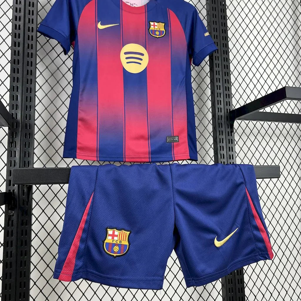 2025/2026 Barcelona Local Kit Talla Niño