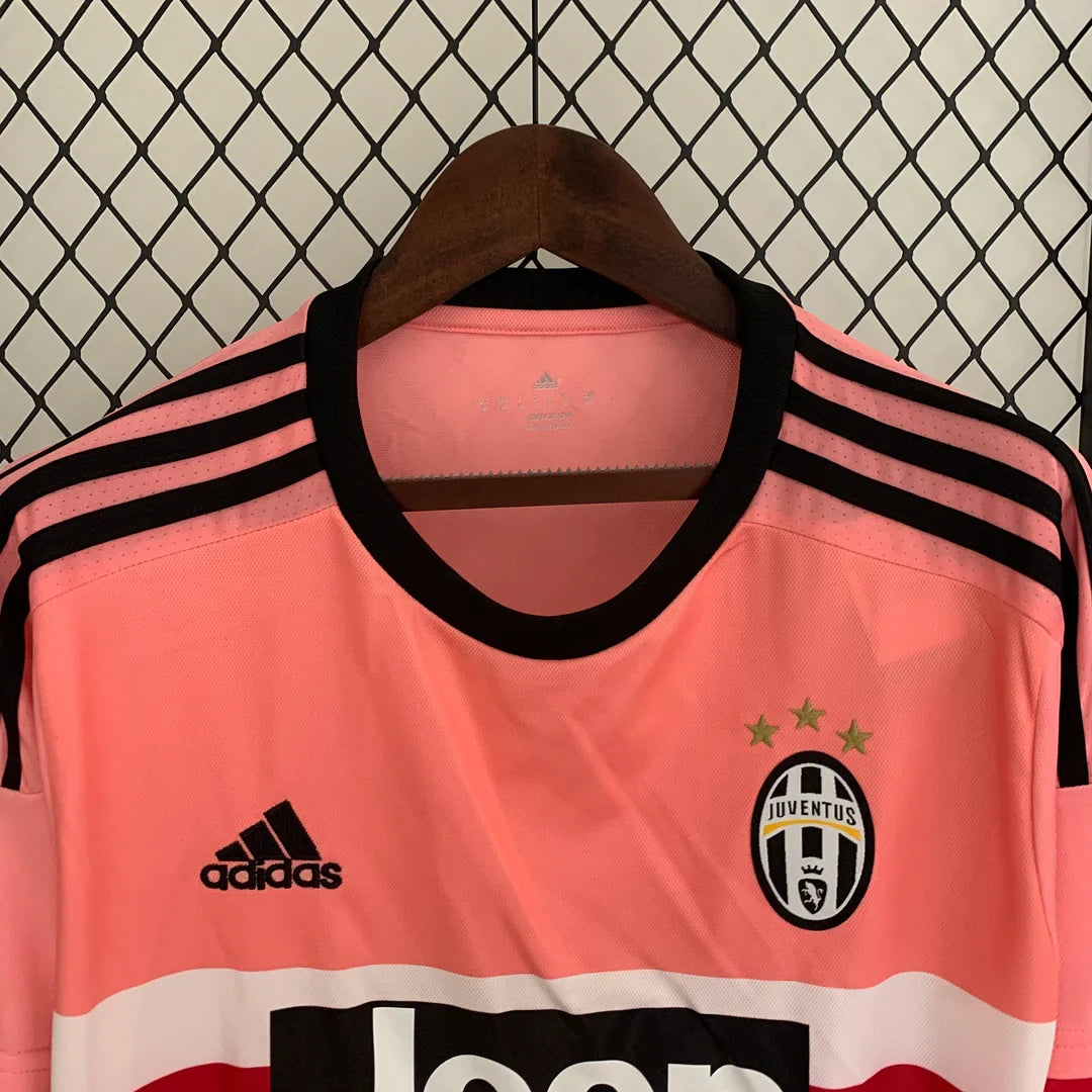 2015-2016 Juventus Retro Visitante Manga Larga