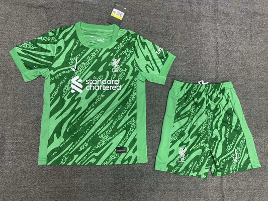 2024/2025 Liverpool Goalkeeper Kit Talla Niño