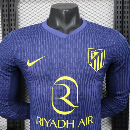 2025/2026 Atletico Madrid Visitante Kit Manga Larga