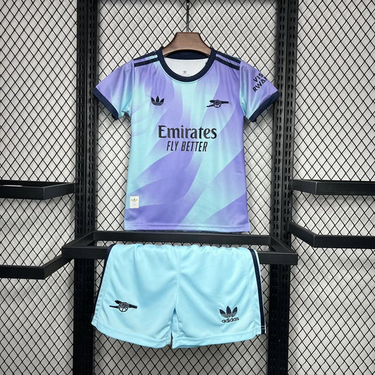 2024/2025 Arsenal Alternativa Visitante Kit Talla Niño