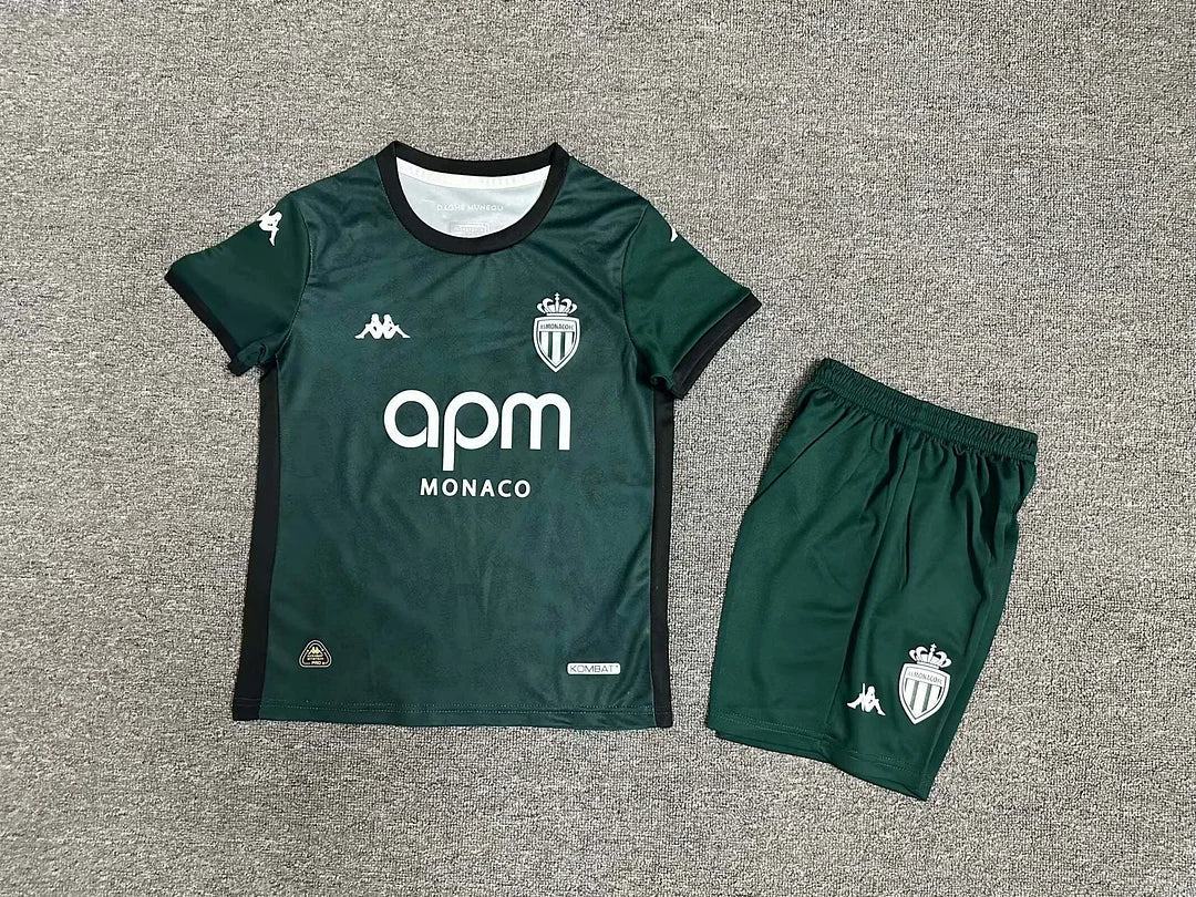 2024/2025 AS Monaco Visitante Kit Talla Niño