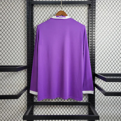 Real Madrid Retro 2016-2017 Visitante Kit Manga Larga
