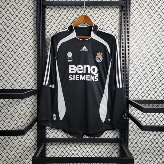 2006/2007 Retro Real Madrid Visitante Manga Larga