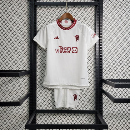 Manchester United 2023/2024 Alternativa Visitante Talla Niño