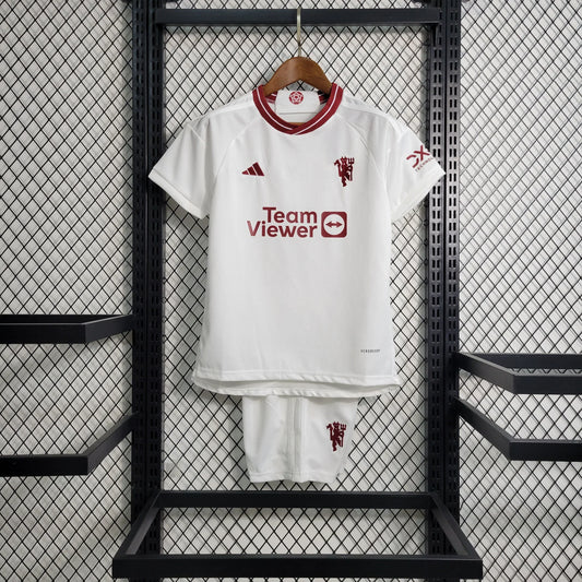 Manchester United 2023/2024 Alternativa Visitante Talla Niño