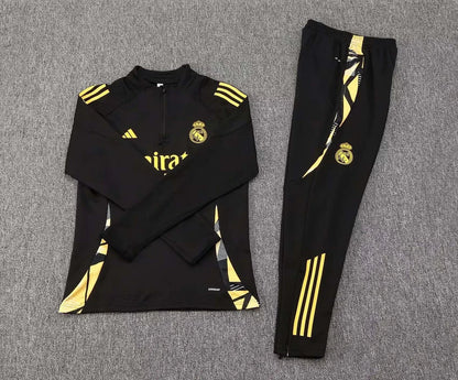 Real Madrid Black and Gold Chándal