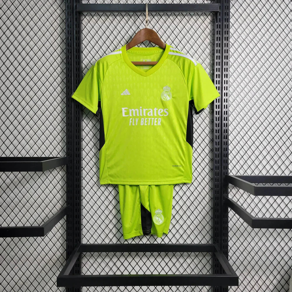 Real Madrid 2023/2024 Goalkeeper Green Talla Niño
