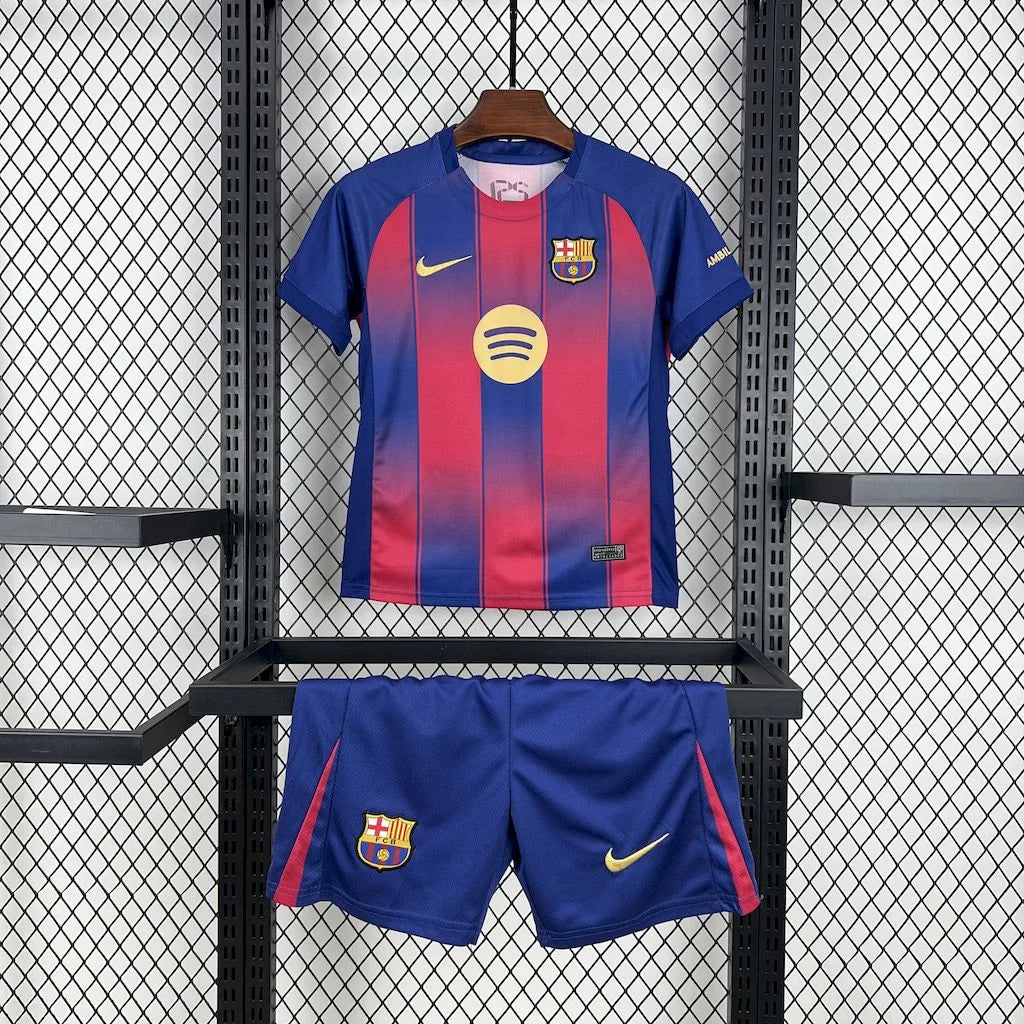 2025/2026 Barcelona Local Kit Talla Niño
