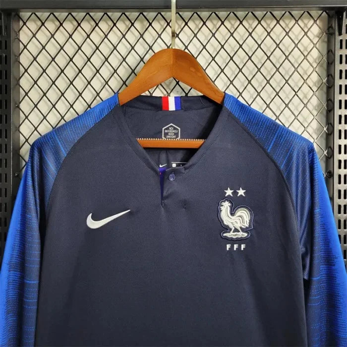 2018 Retro FIFA World Cup France Local Manga Larga