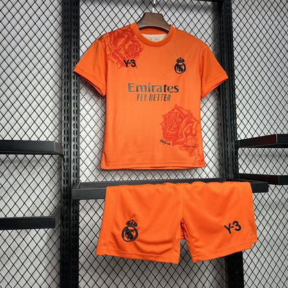 Real Madrid x Y3 2024/2025 4th Kit Orange Talla Niño
