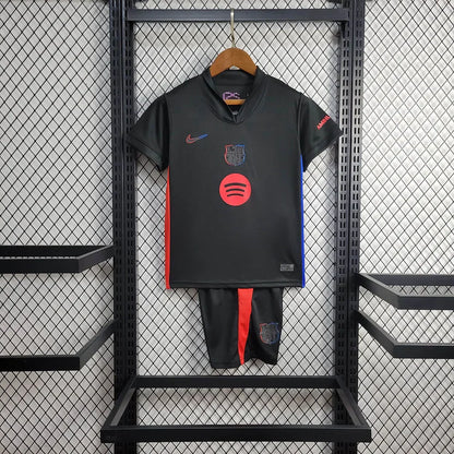 Barcelona 2024/2025 Visitante Kit Talla Niño