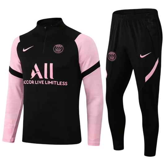 Psg Paris Saint-Germain Black and Pink Chándal