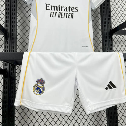 2025/2026 Real Madrid Local Kit Talla Niño