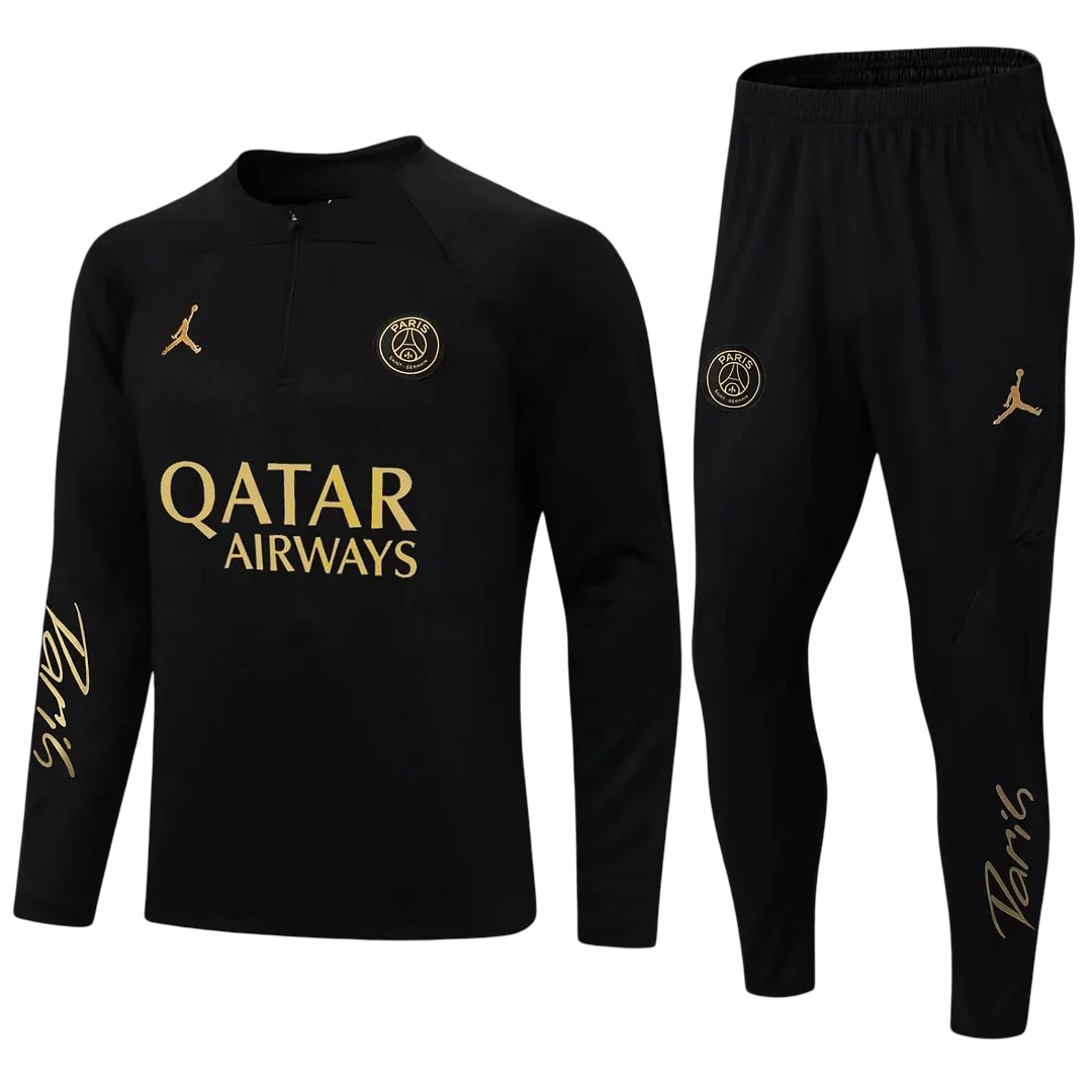 Psg Paris Saint-Germain Black and Gold Chándal