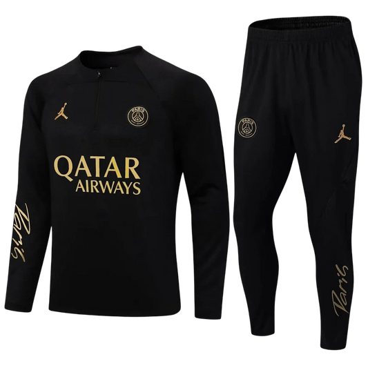 Psg Paris Saint-Germain Black and Gold Chándal
