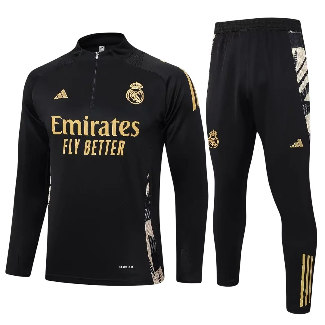 Real Madrid Black and Gold Chándal