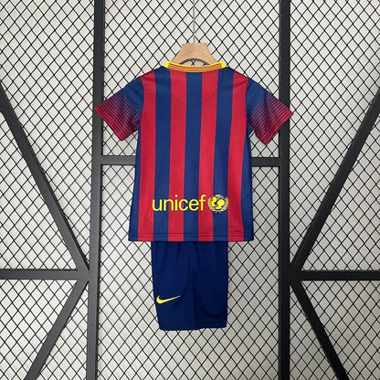 2013/2014 Retro Barcelona Local Kit Talla Niño