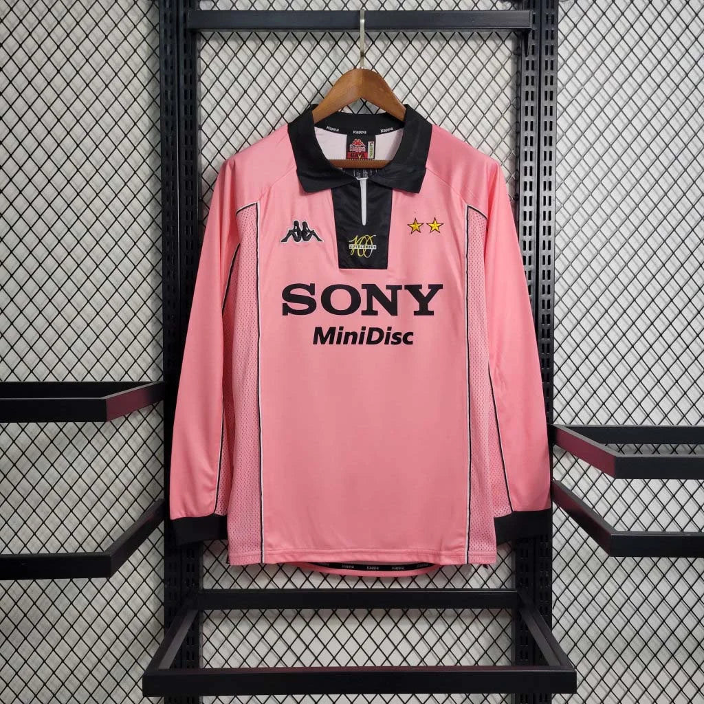 1997-1998 Retro Juventus Visitante Manga Larga