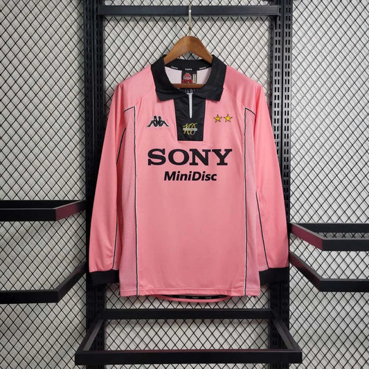 1997-1998 Retro Juventus Visitante Manga Larga