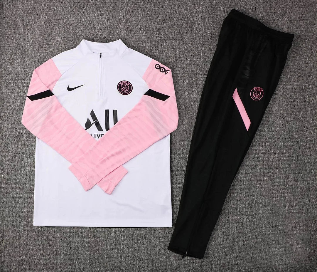 Psg Paris Saint-Germain White and Pink X Black Chándal