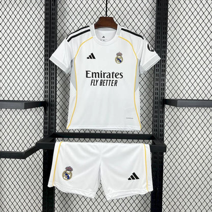 2025/2026 Real Madrid Local Kit Talla Niño