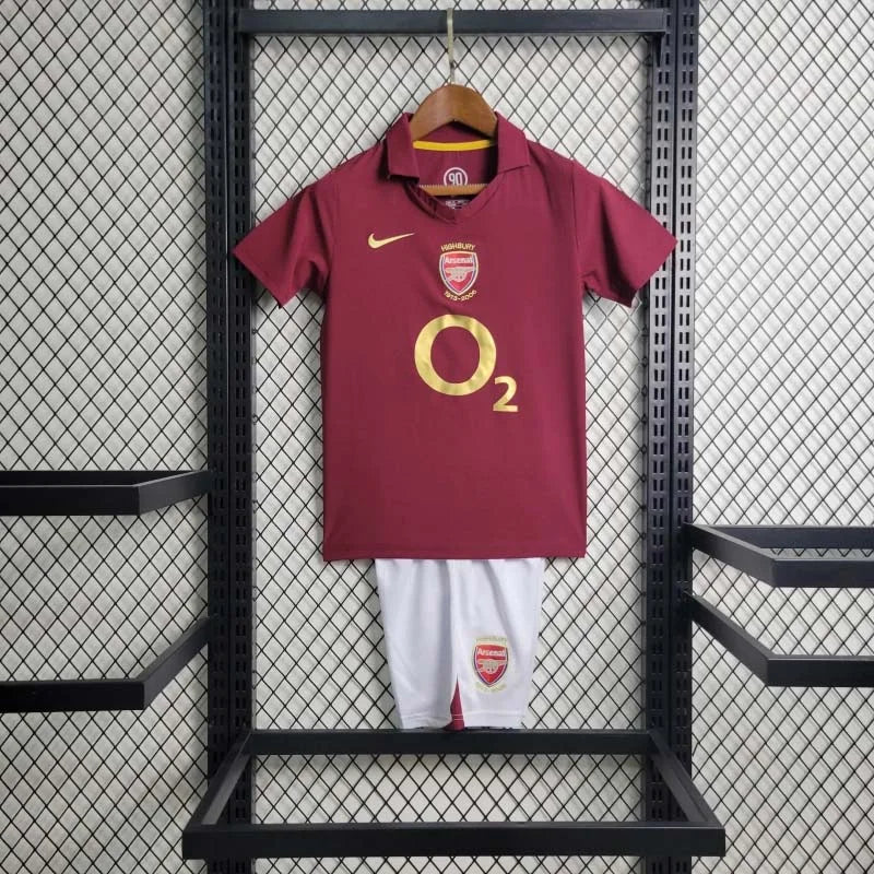 Arsenal 2005-2006 Local Kit Talla Niño