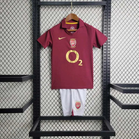 Arsenal 2005-2006 Local Kit Talla Niño