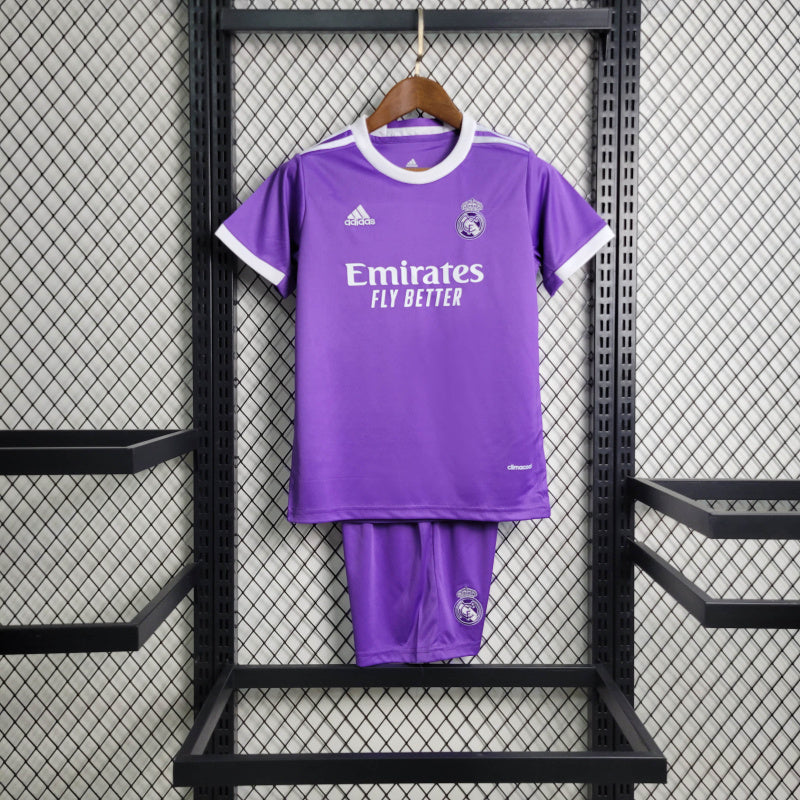 2016/2017 Retro Real Madrid Visitante Kit Talla Niño