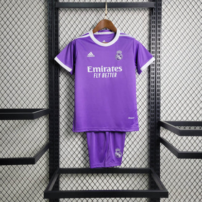 2016/2017 Retro Real Madrid Visitante Kit Talla Niño