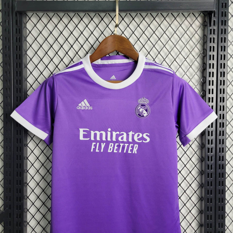 2016/2017 Retro Real Madrid Visitante Kit Talla Niño