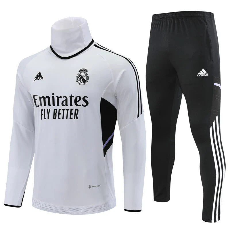 Real Madrid White and Black Chándal