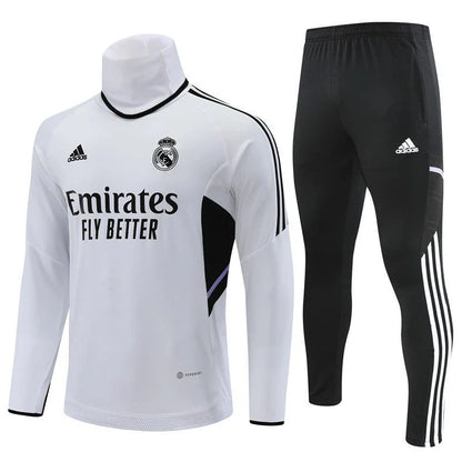 Real Madrid White and Black Chándal