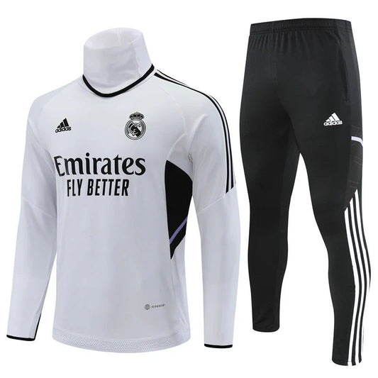 Real Madrid White and Black Chándal