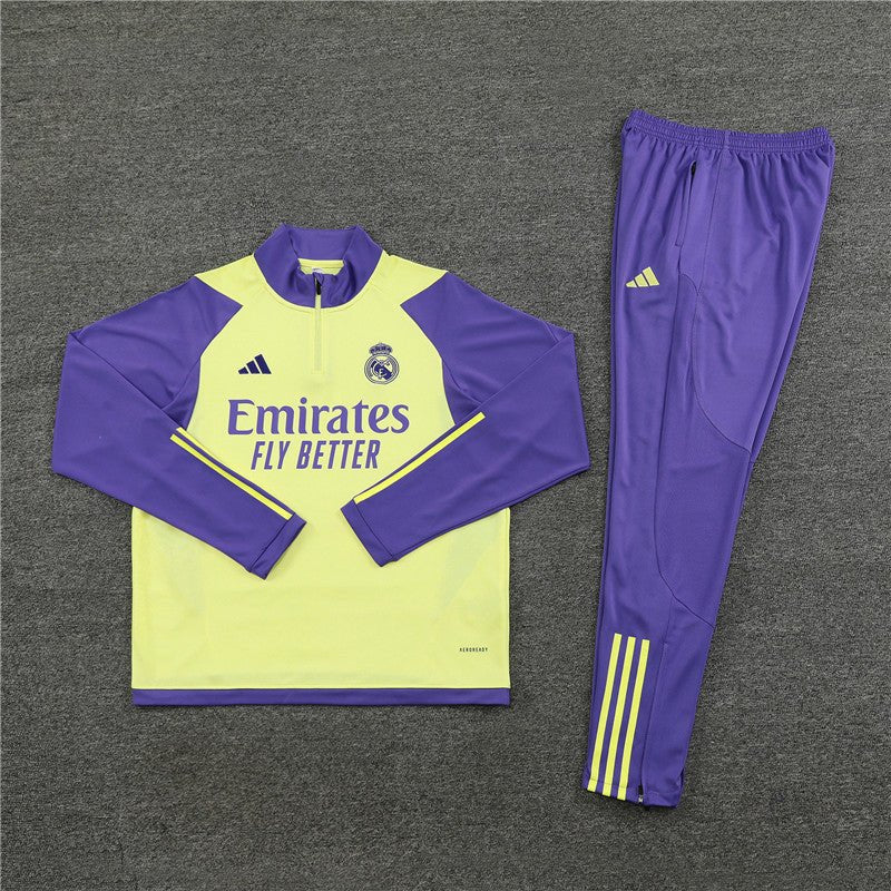Real Madrid Yellow and Purple Chándal