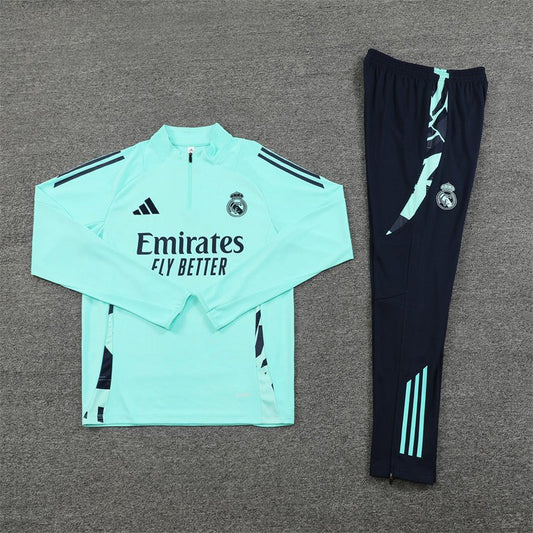 Real Madrid Mint Green and Black Chándal